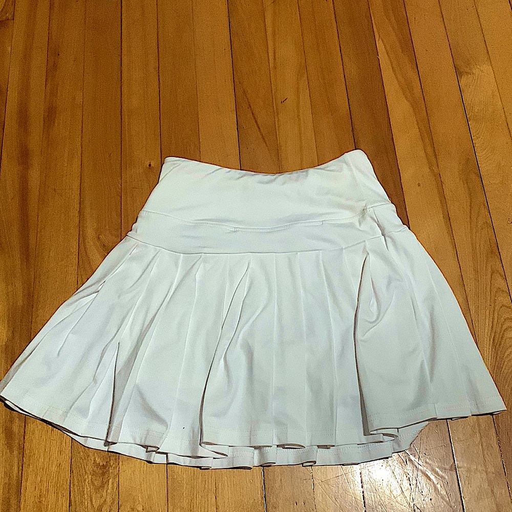 White athletic skirt